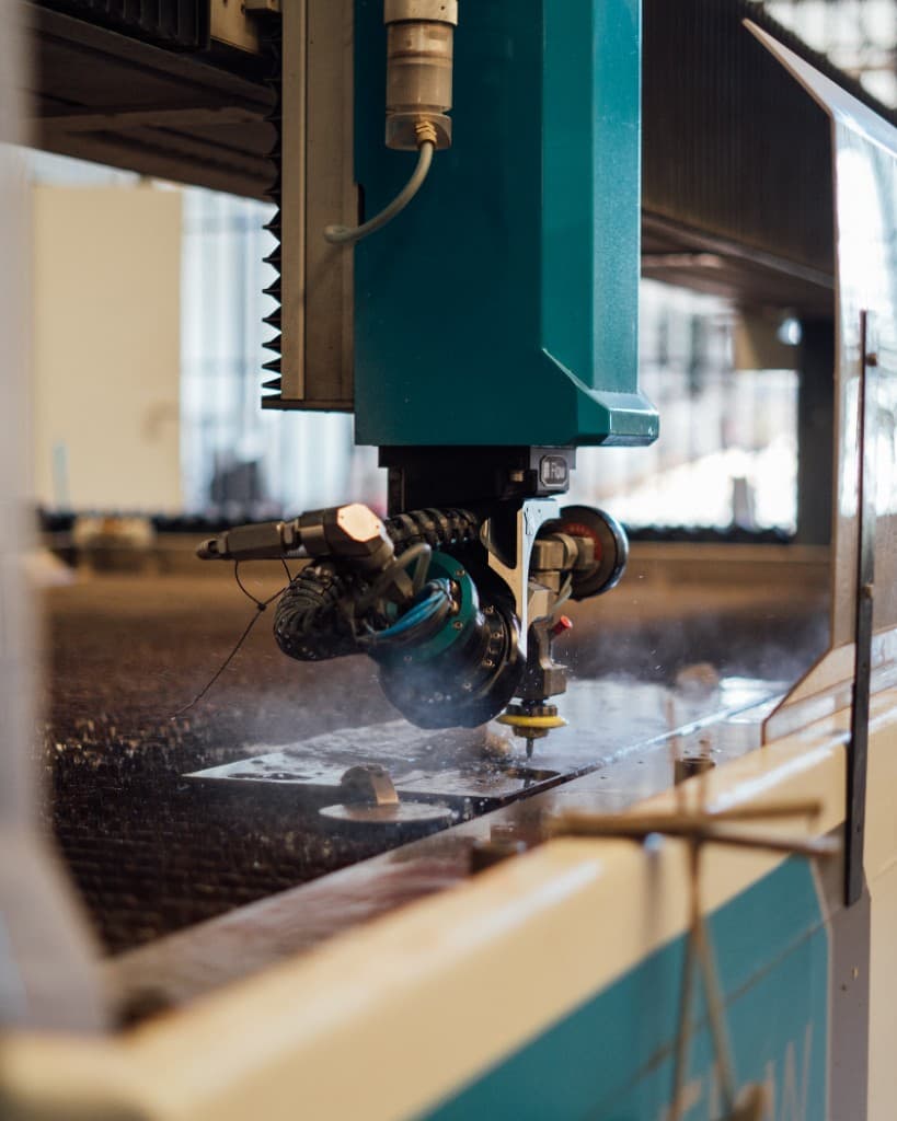 Waterjet cutting